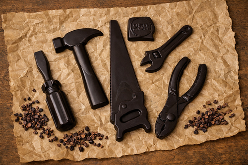Belgian Chocolate tool set - 125g Milk, Dark or White