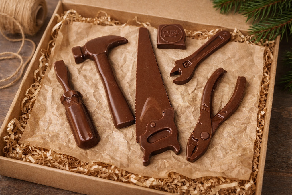 Belgian Chocolate tool set - 125g Milk, Dark or White