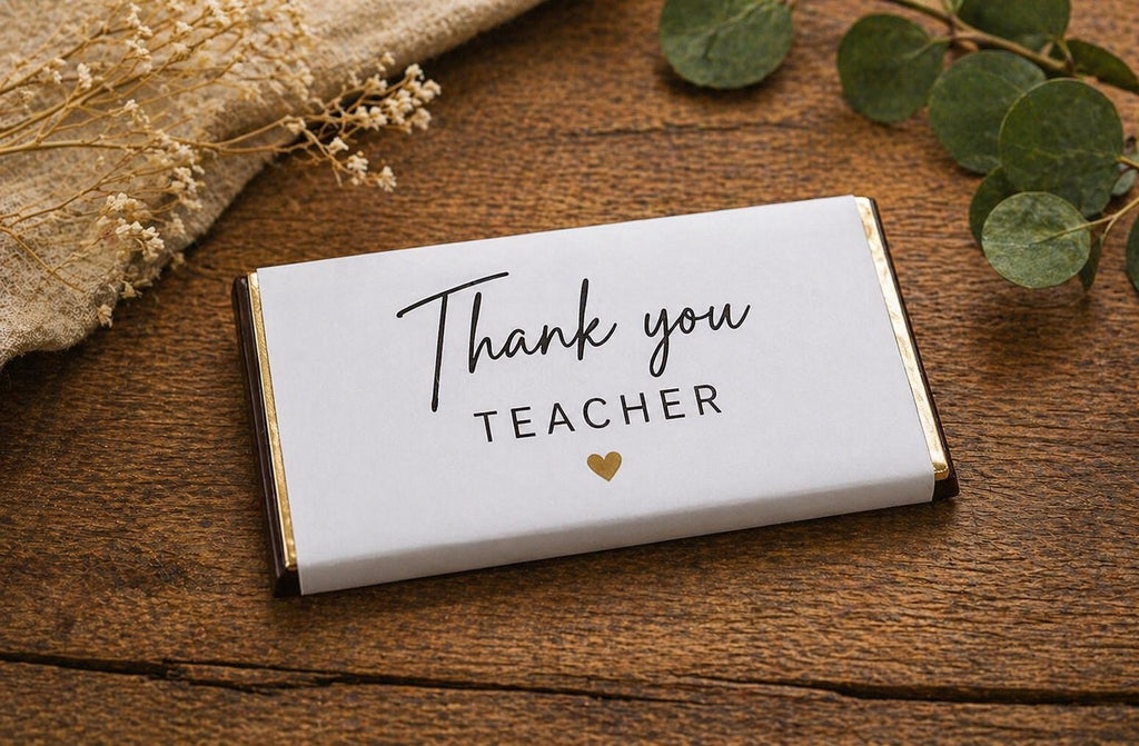 Thank You Bar 120g Belgian Chocolate.