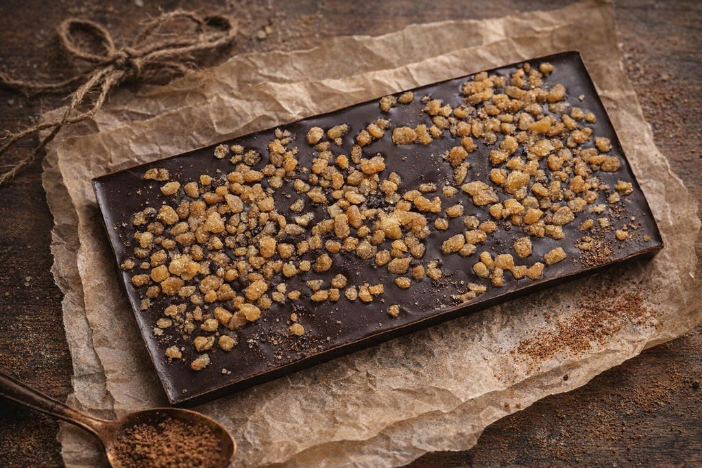 Handcrafted Salted Caramel Chocolate Bar – Small Batch Artisan Chocolate – Sweet & Salty Treat
