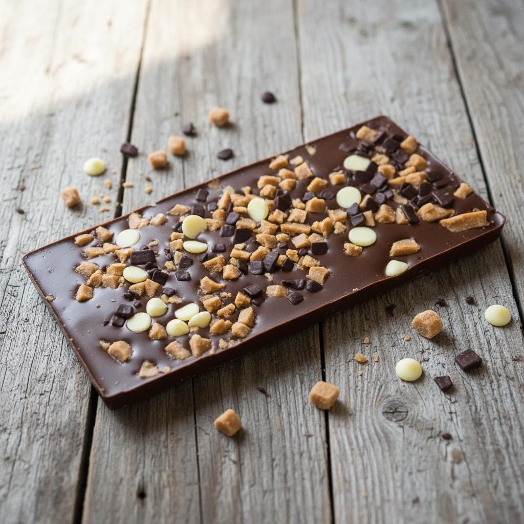 Milk Chocolate Bar- Mississippi mud- Artisan chocolate treats.