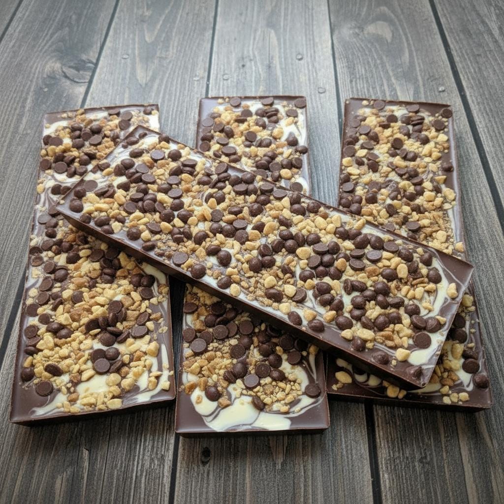 Caramel Galore Crunch Bar – Handmade 100g Loaded Chocolate Bar